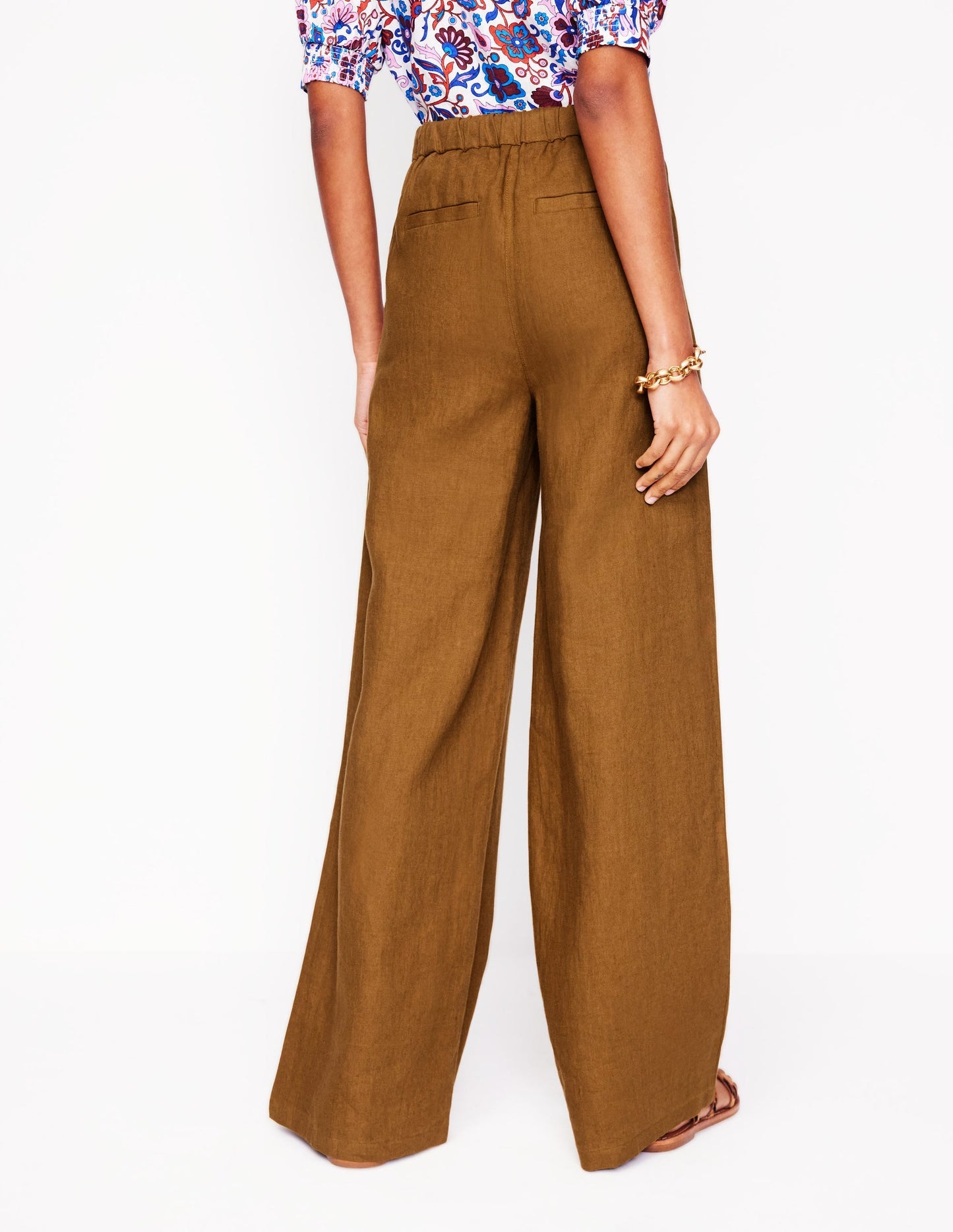 Dulwich Linen Pants - Gingerbread