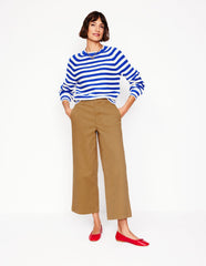 Barnsbury Crop Chino Pants - Hazelnut Brown