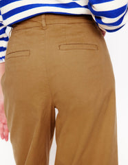 Barnsbury Crop Chino Pants - Hazelnut Brown