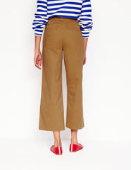 Barnsbury Crop Chino Pants - Hazelnut Brown