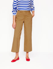 Barnsbury Crop Chino Pants - Hazelnut Brown
