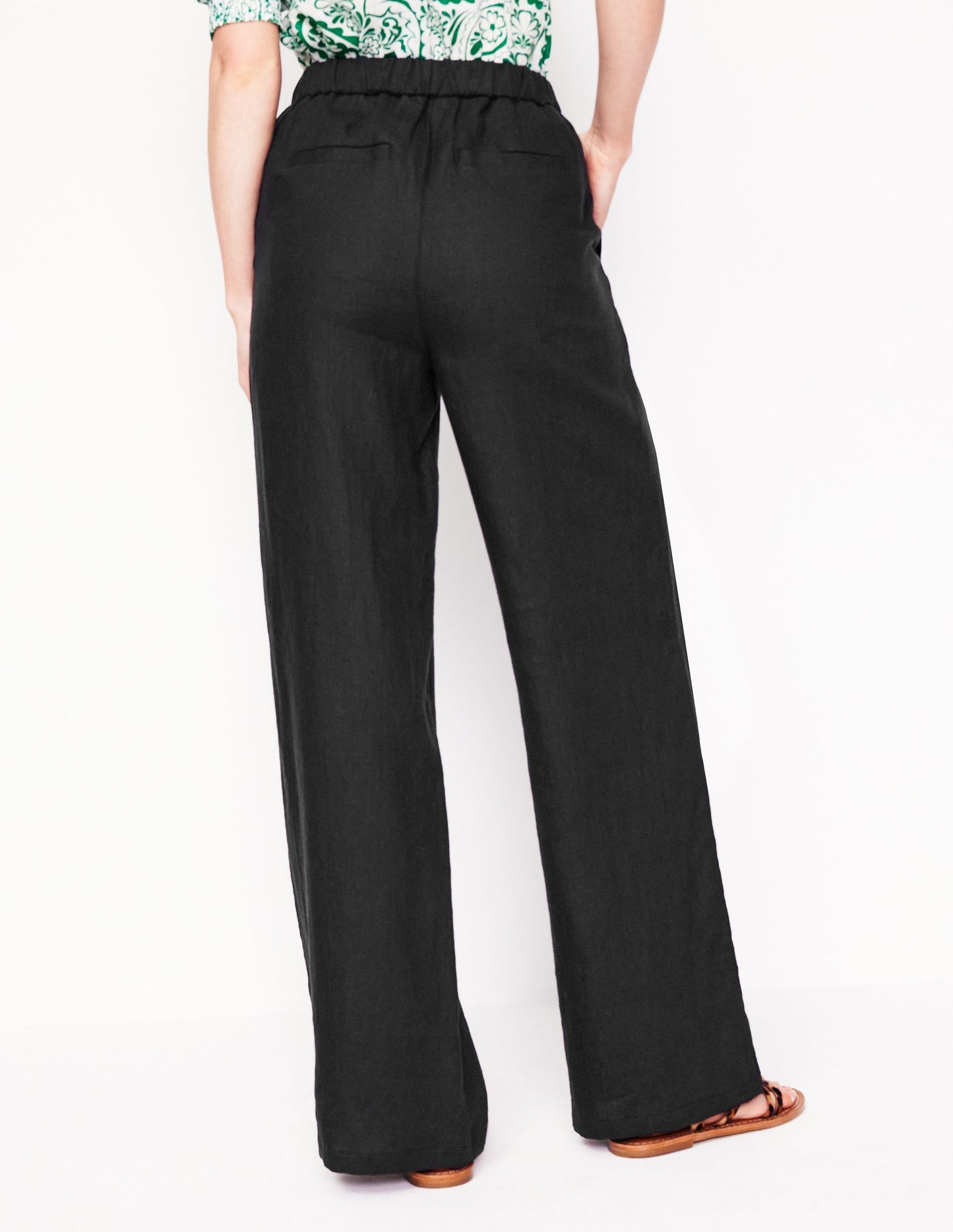 Dulwich Linen Pants - Black
