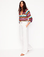 Westbourne Linen Pants - White