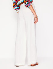 Westbourne Linen Pants - White