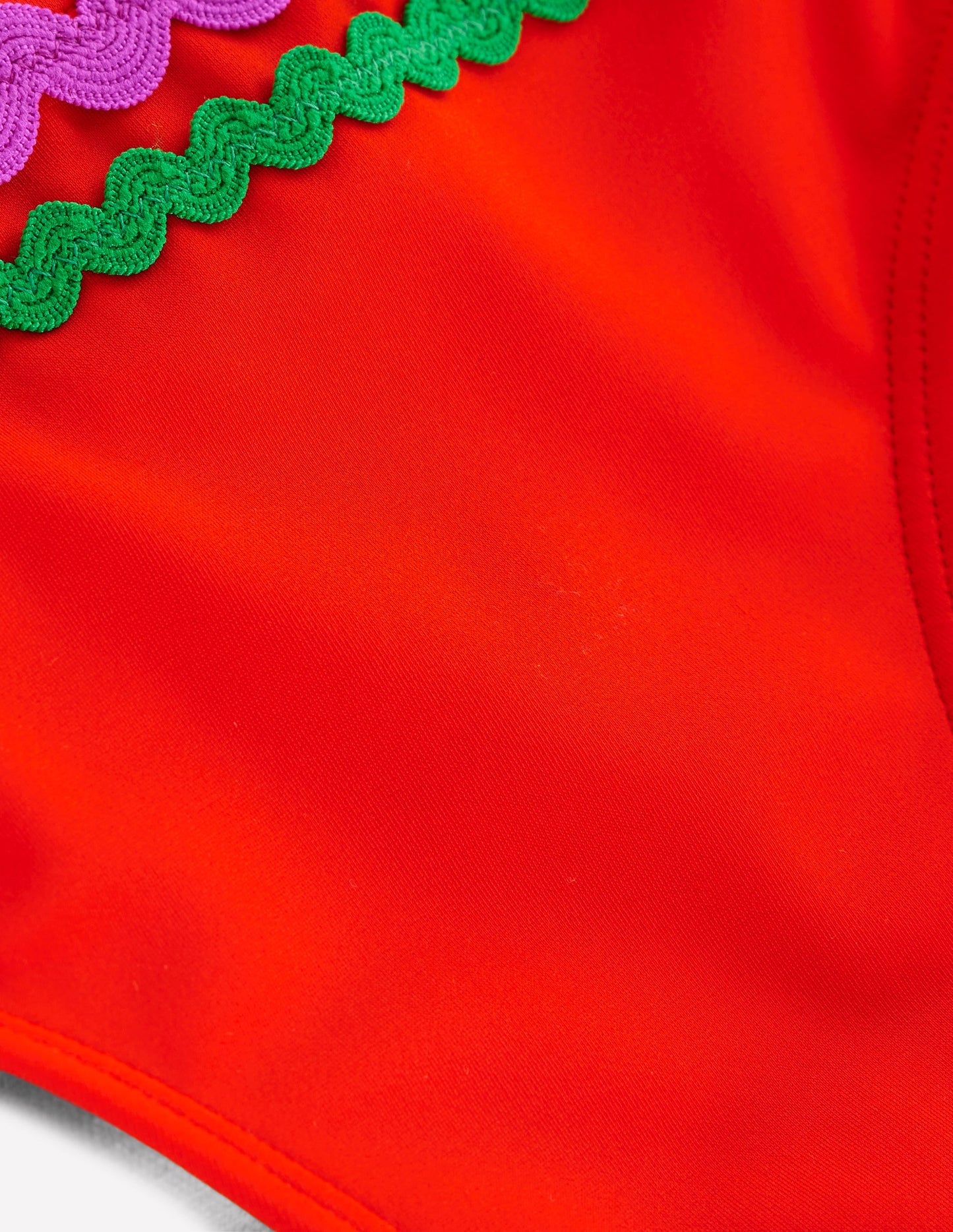 Porto Bikini Bottoms - Fire Red Rik Rak