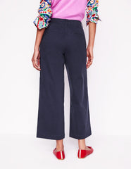 Barnsbury Crop Chino Pants - Navy