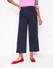 Barnsbury Crop Chino Pants - Navy
