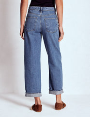 Mid Rise Relaxed Jeans - Mid Vintage