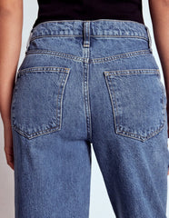 Mid Rise Relaxed Jeans - Mid Vintage