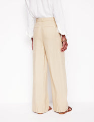 Westbourne Linen Pants - Oatmeal