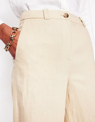 Westbourne Linen Pants - Oatmeal
