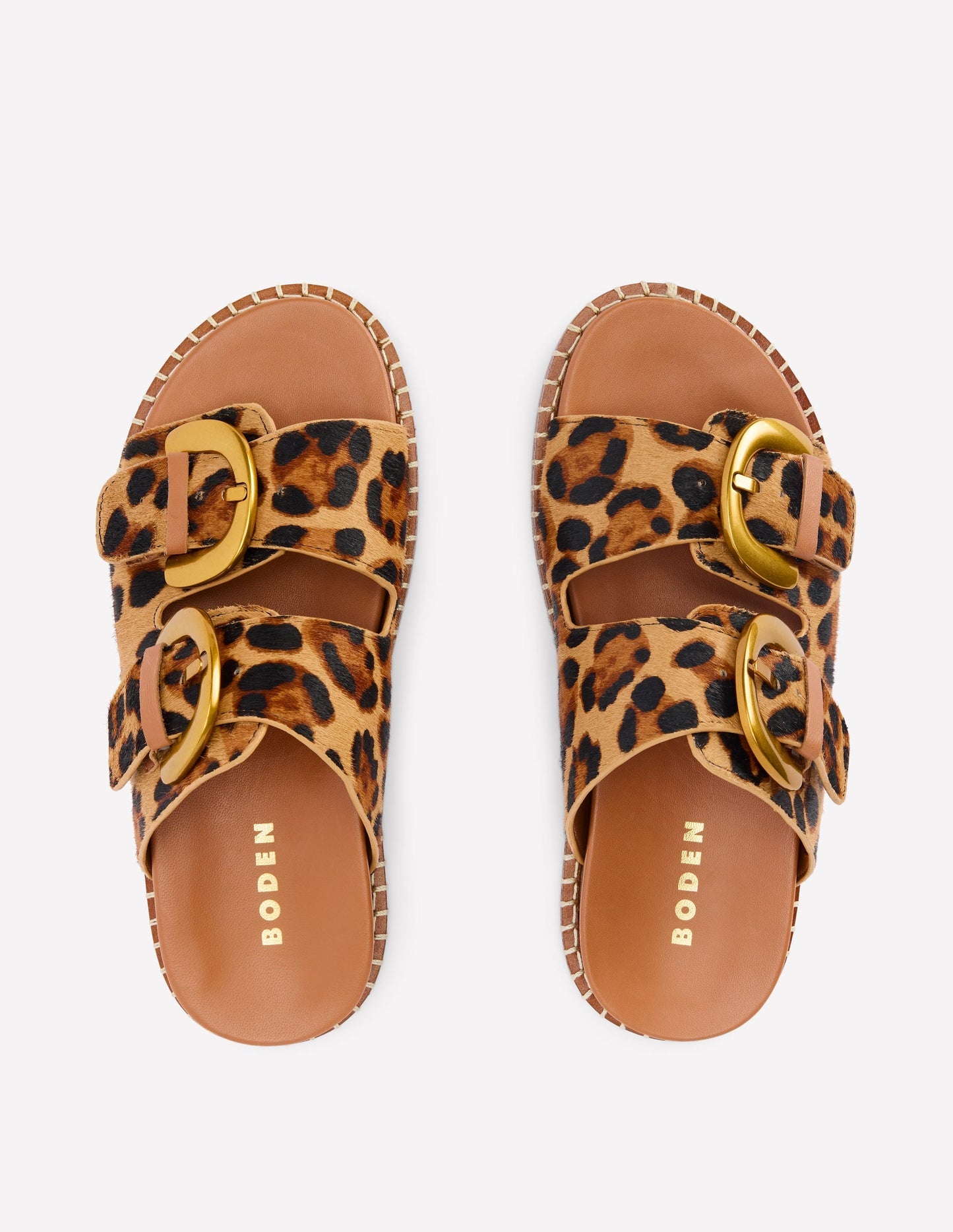 Alberta Footbed Sandals - Leopard