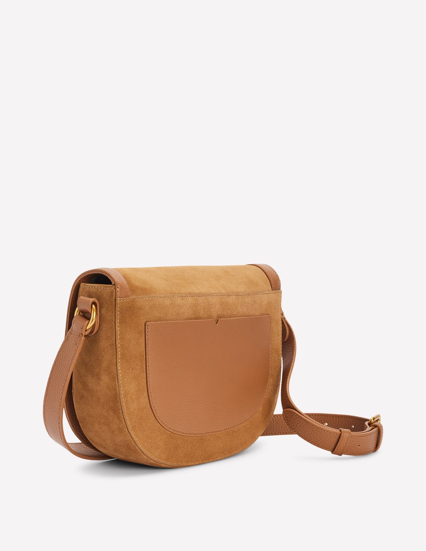 Iris Snaffle Leather Satchel - Tan
