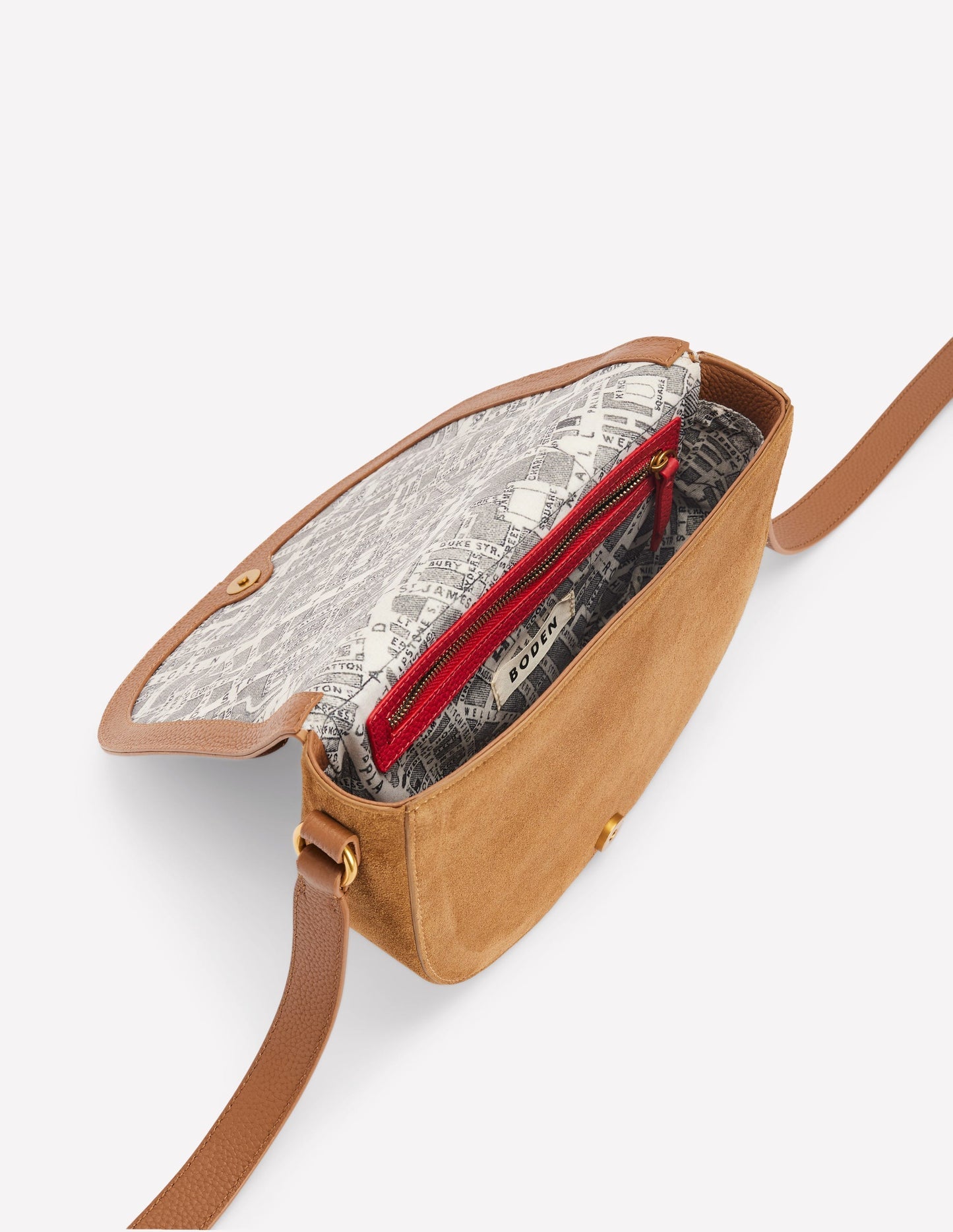 Iris Snaffle Leather Satchel - Tan