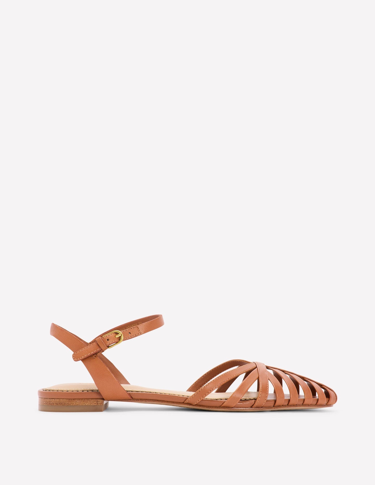 Multi Strap Pointed Sandals - Tan
