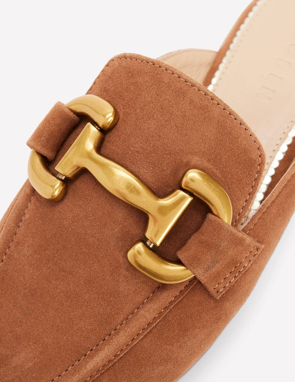 Iris Snaffle Mule Loafers - Tan