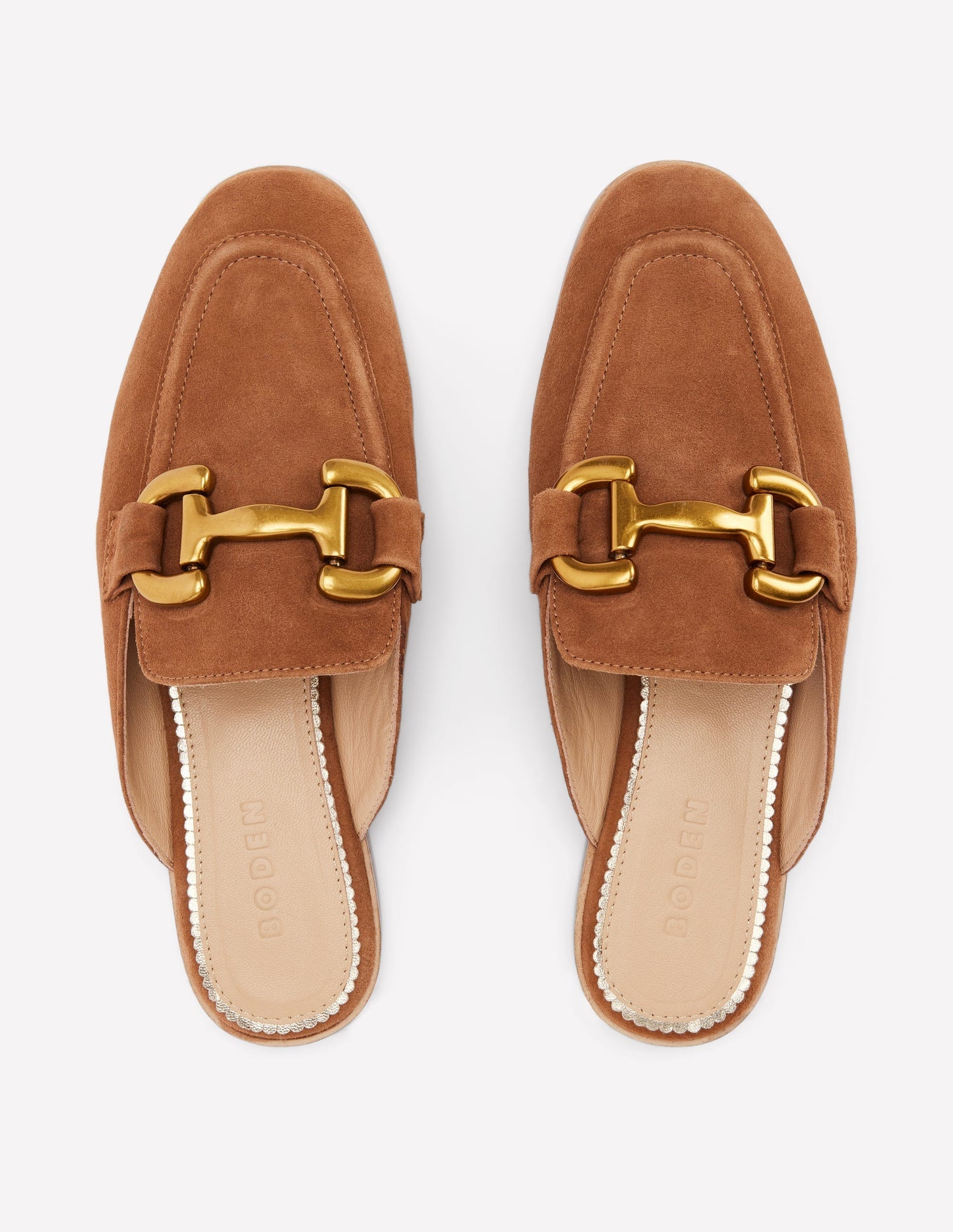 Iris Snaffle Mule Loafers - Tan