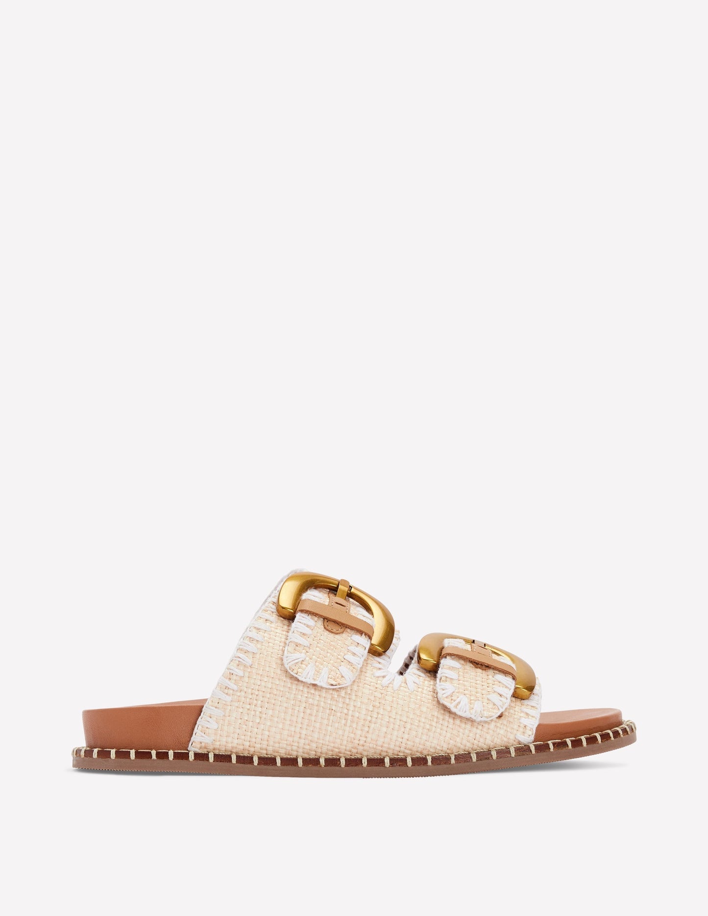 Alberta Footbed Sandals - Natural