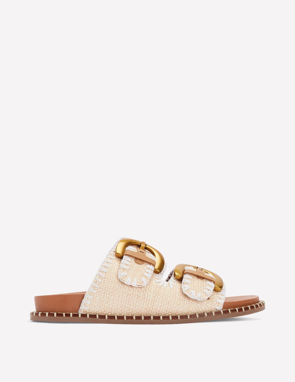 Alberta Footbed Sandals - Natural