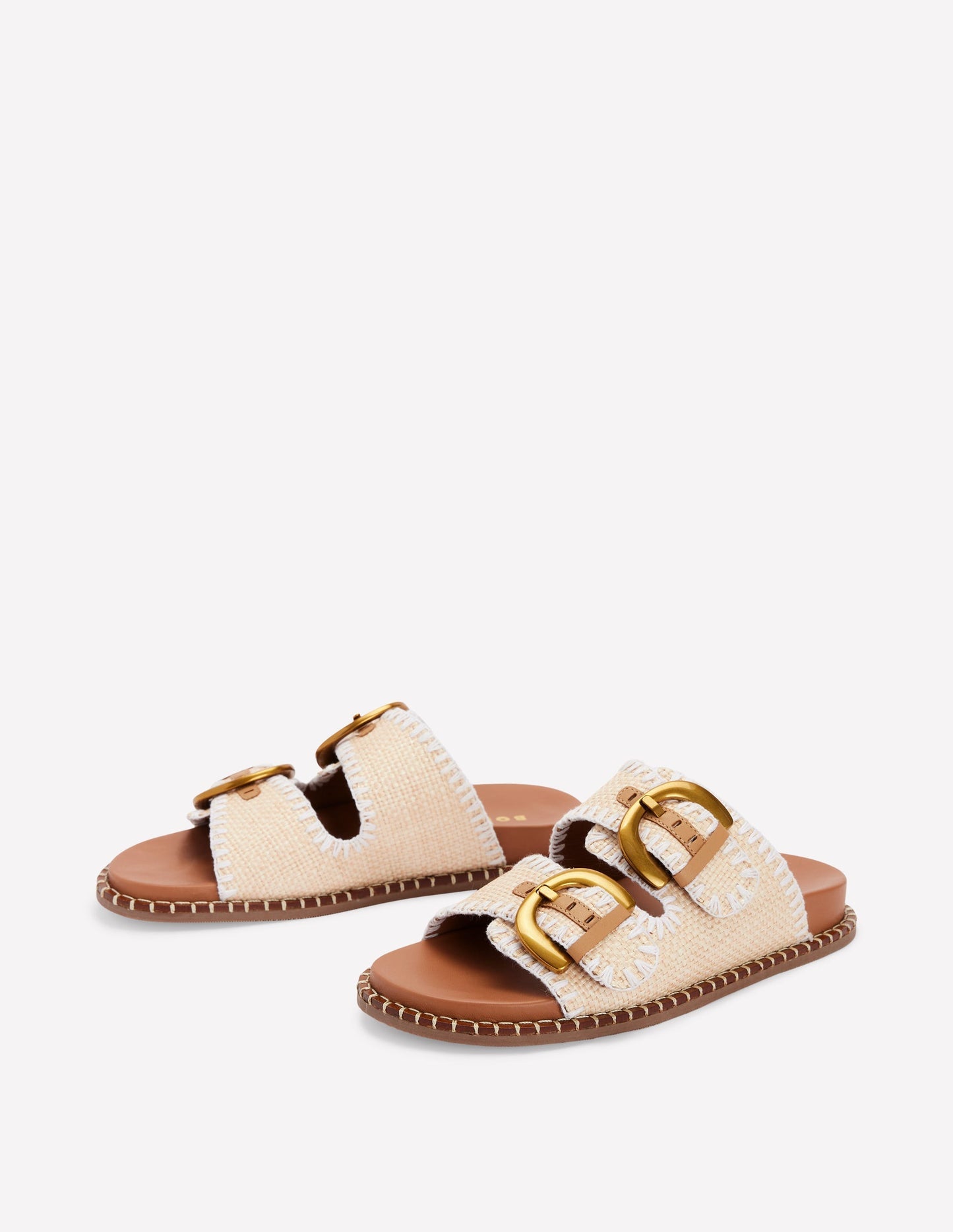 Alberta Footbed Sandals - Natural