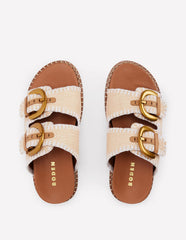 Alberta Footbed Sandals - Natural