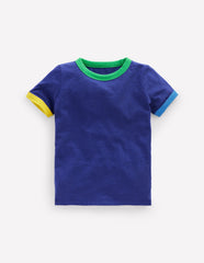 Ringer T-shirt - Starboard Blue