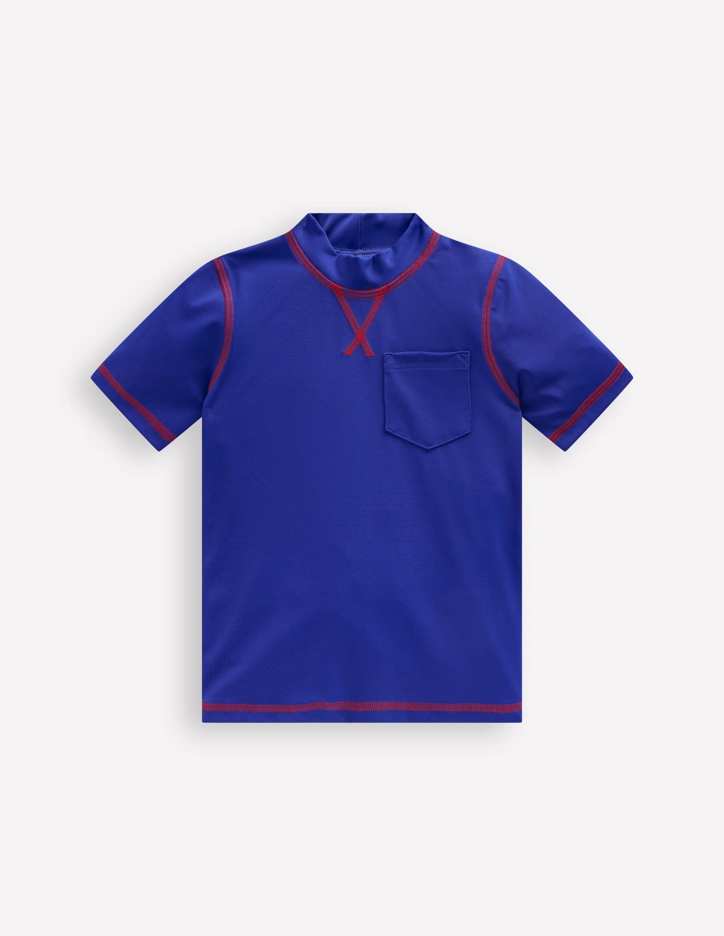 Short Sleeve Rash Vest - Bright Blue