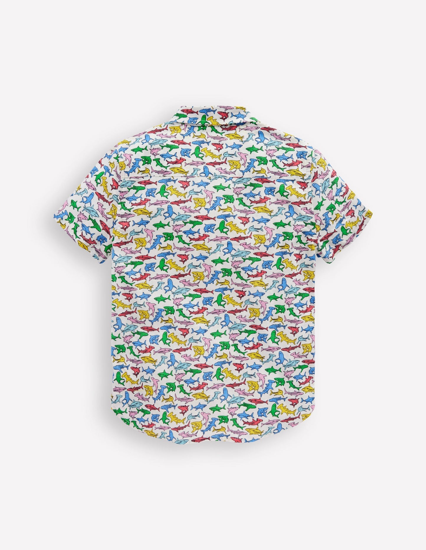 Cotton Linen Shirt - Multi Sharks