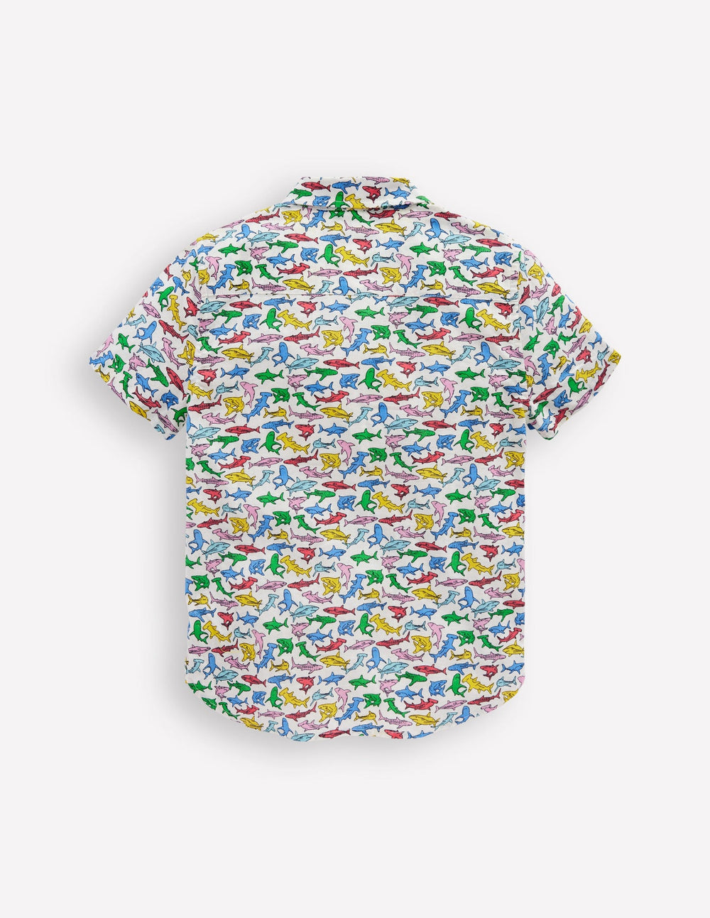 Cotton Linen Shirt - Multi Sharks