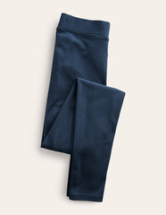 High Rise Jersey Leggings - Navy