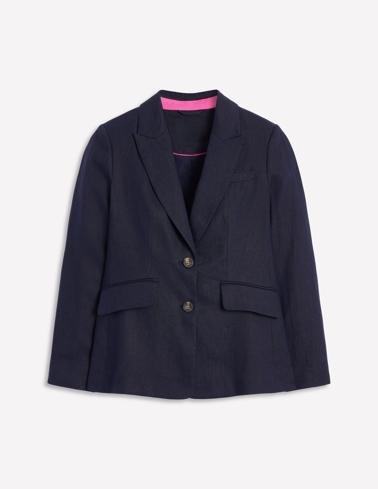 Stamford Linen Blazer - Navyy