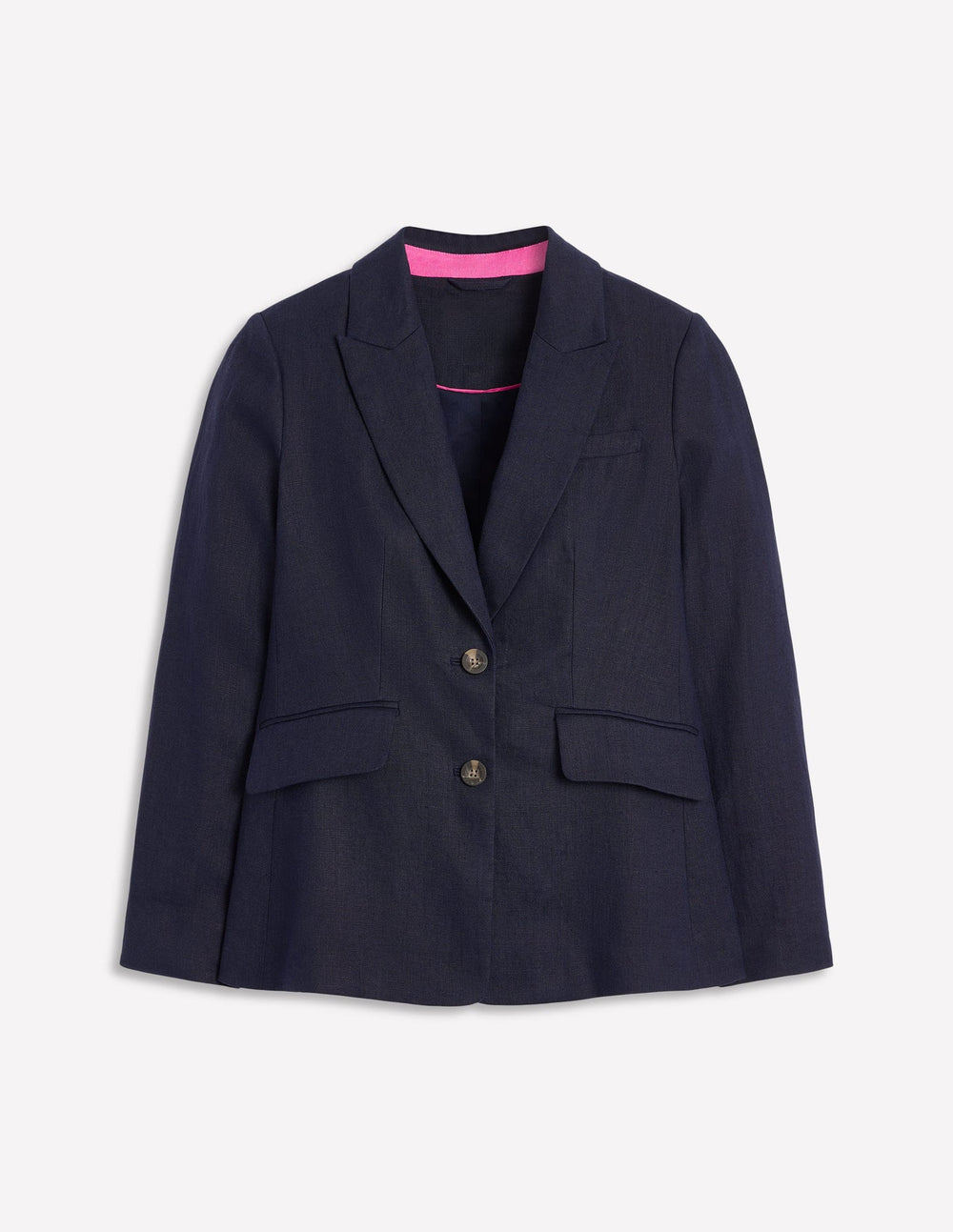 Stamford Linen Blazer - Navyy