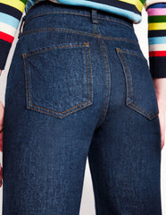 High Rise Rigid Straight Jeans - Indigo Rinse