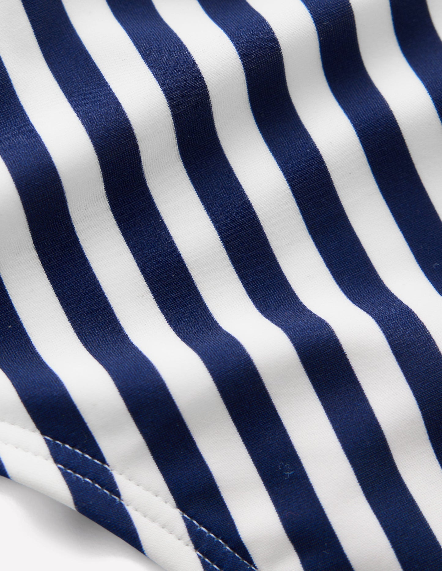Classic Bikini Bottoms - Fine Navy, Ivory Stripe