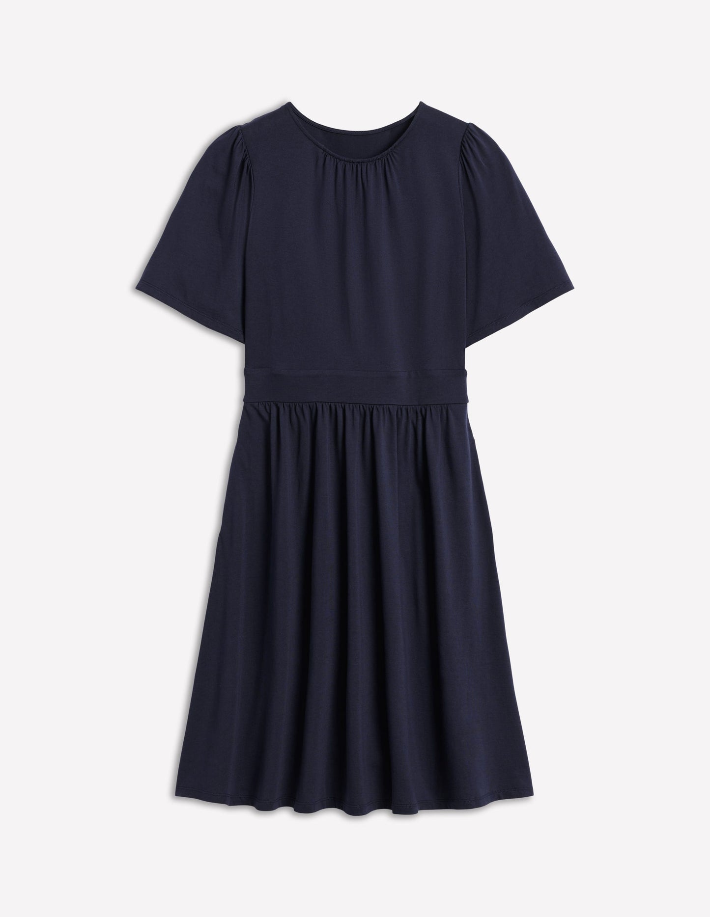 Louisa Short Jersey Dress - Navy