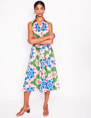 Amy Sleeveless Shirt Dress - Multi, Bloom Geo