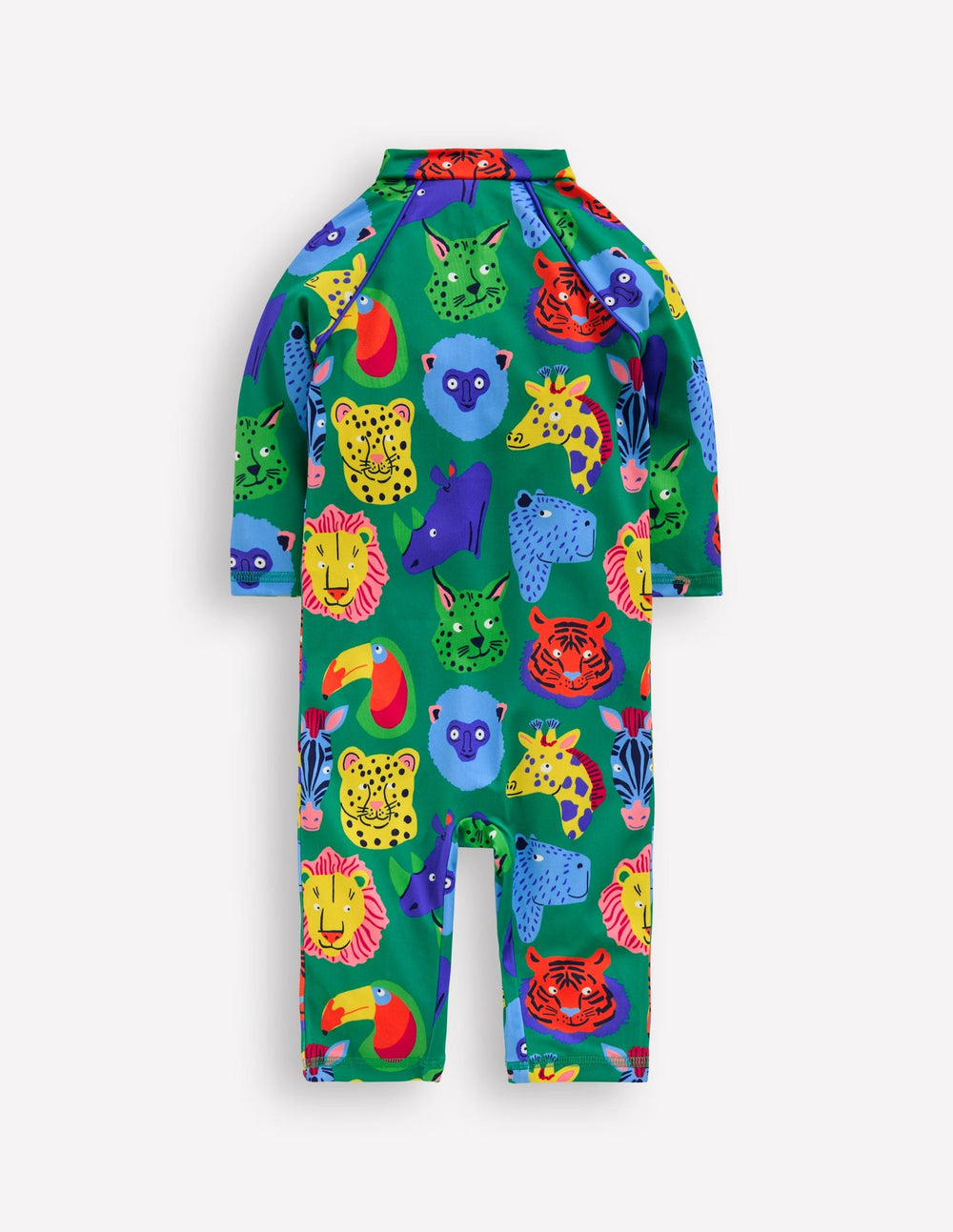 Fun Sun Safe Surfsuit - Multi Animal Faces