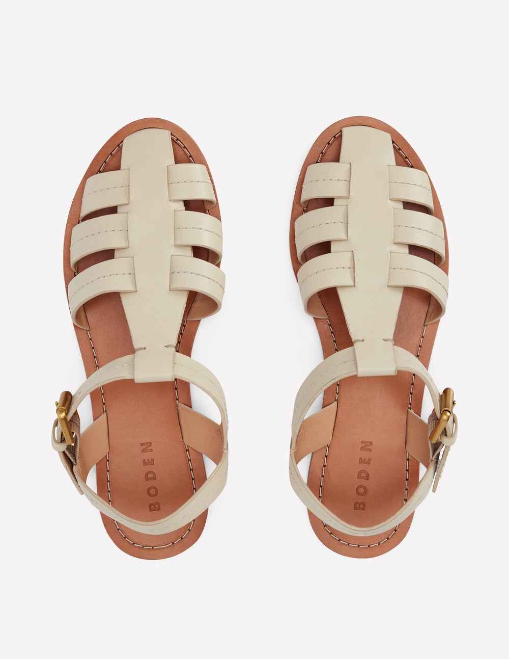 Fisherman Flat Sandals - Ecru