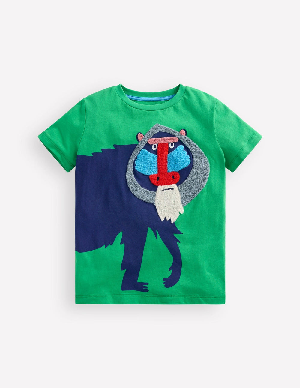 Fun Graphic T-shirt - Sapling Green Baboon