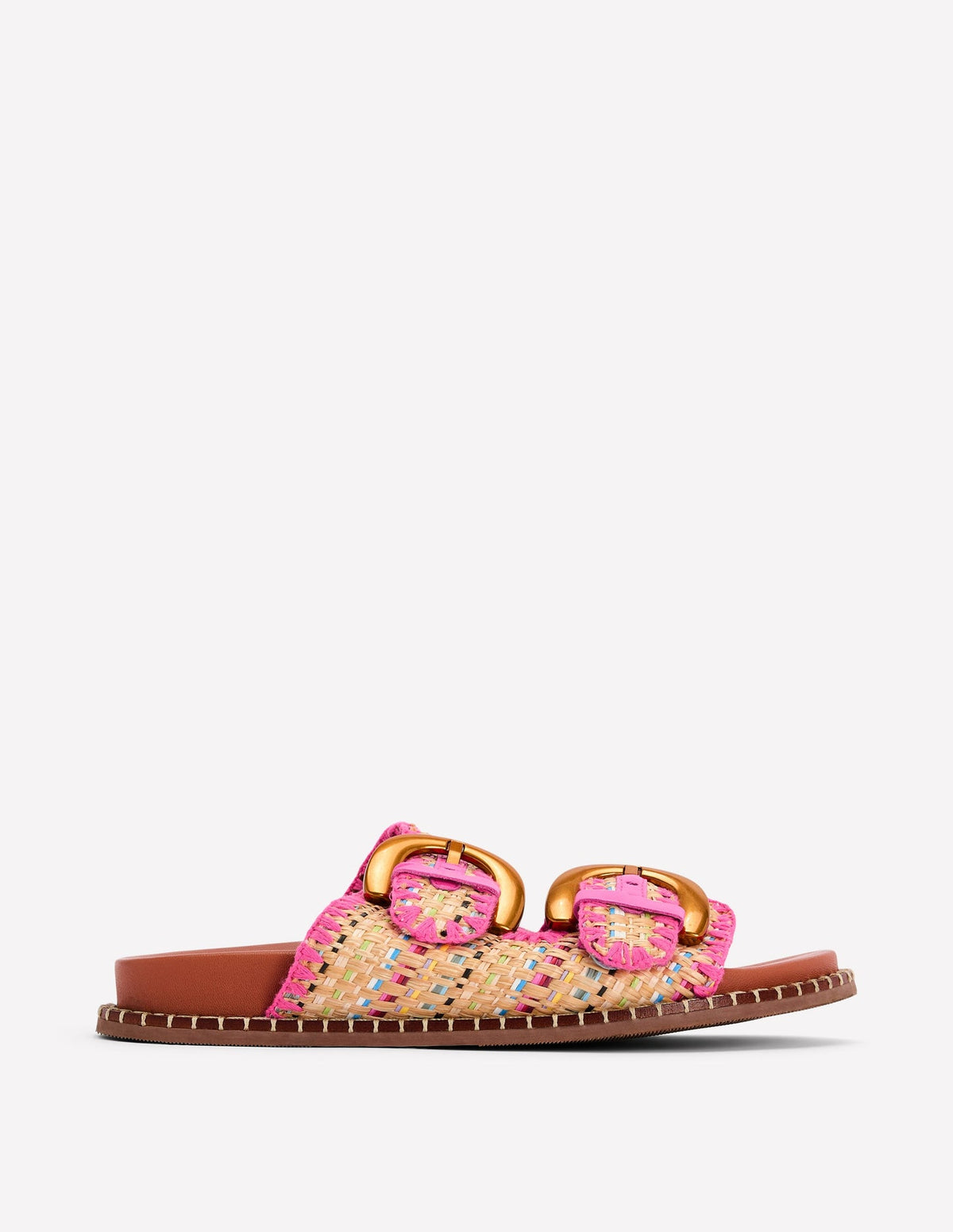 Alberta Footbed Sandals - Natural/Multi