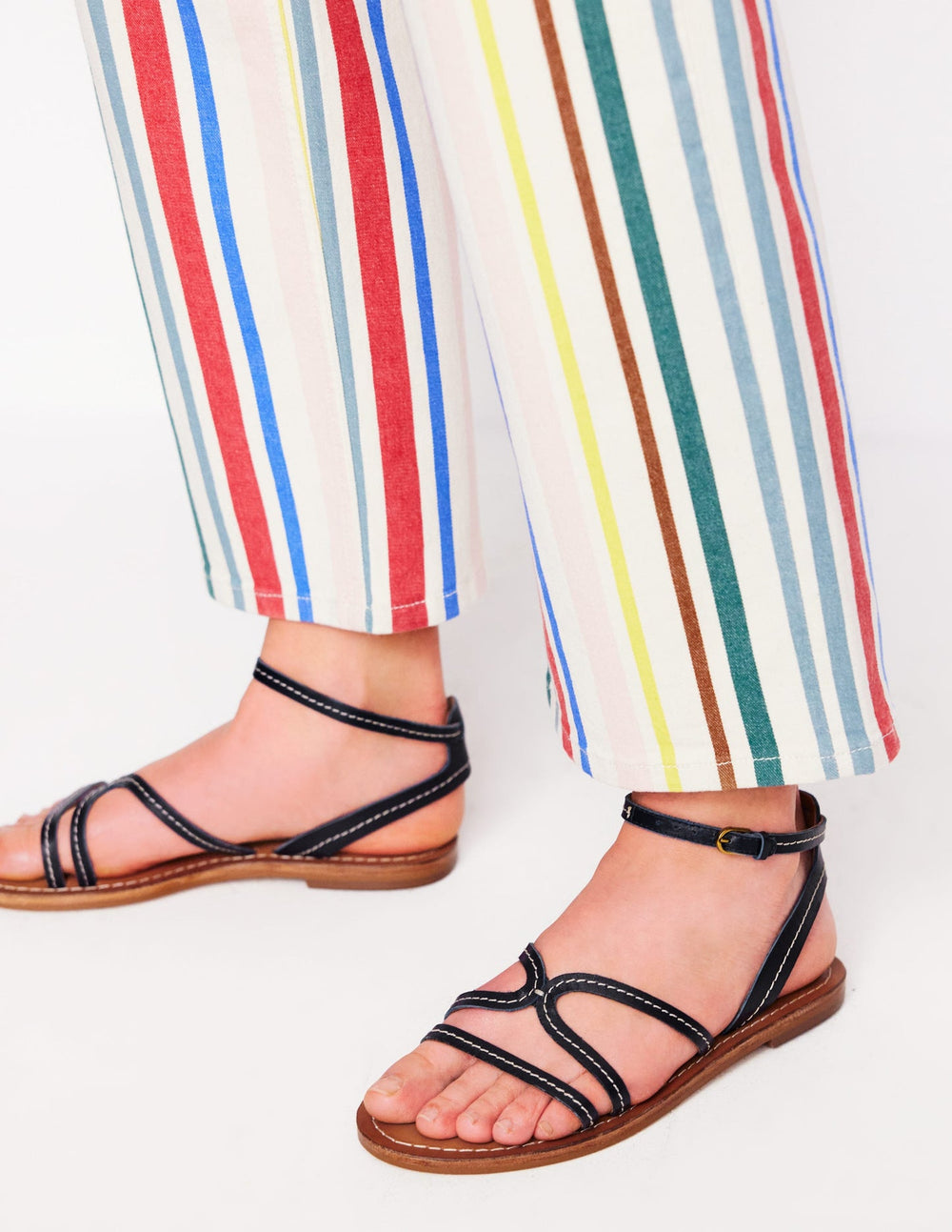Casual Flat Sandal - Navy