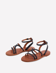 Casual Flat Sandal - Navy