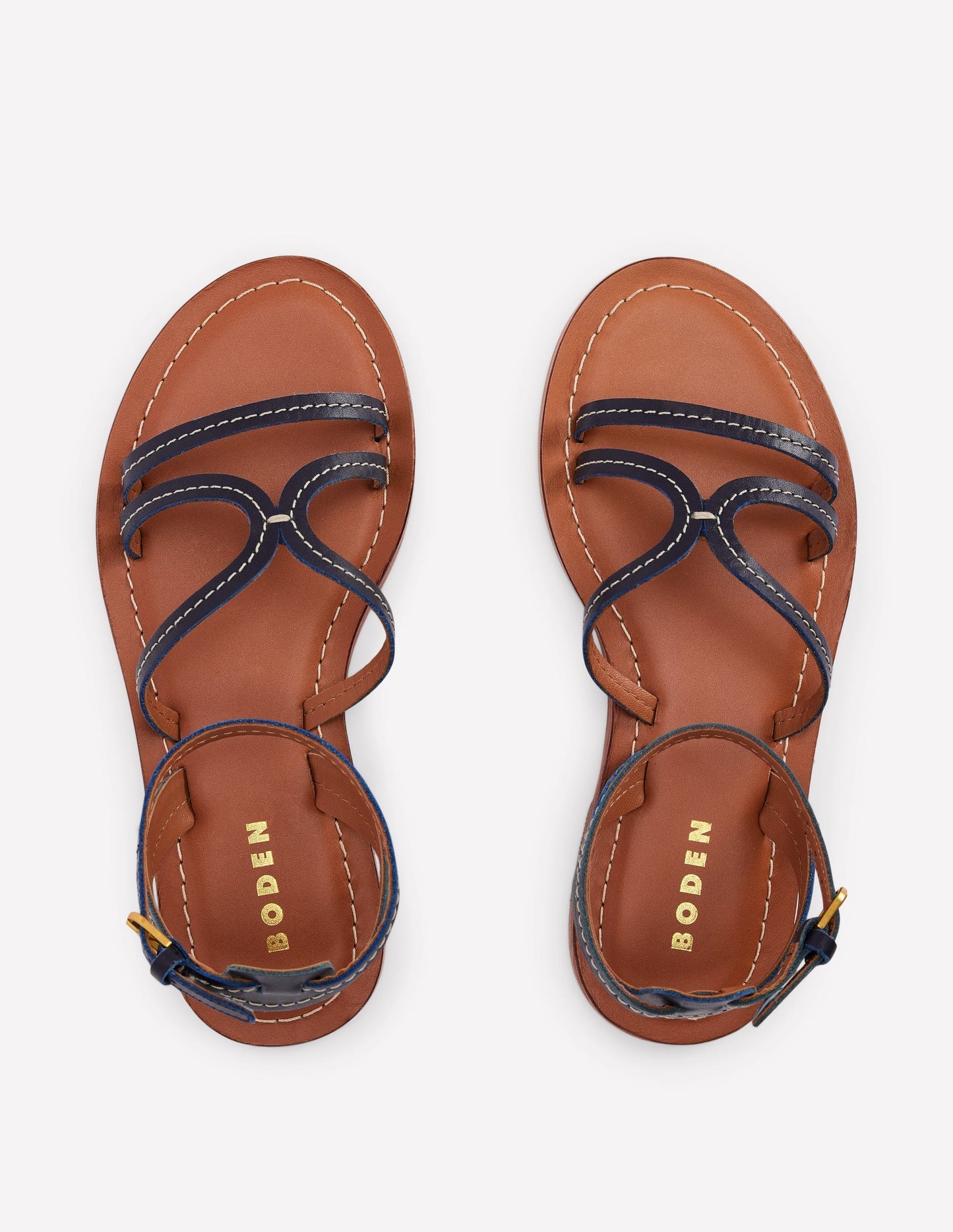 Casual Flat Sandal - Navy