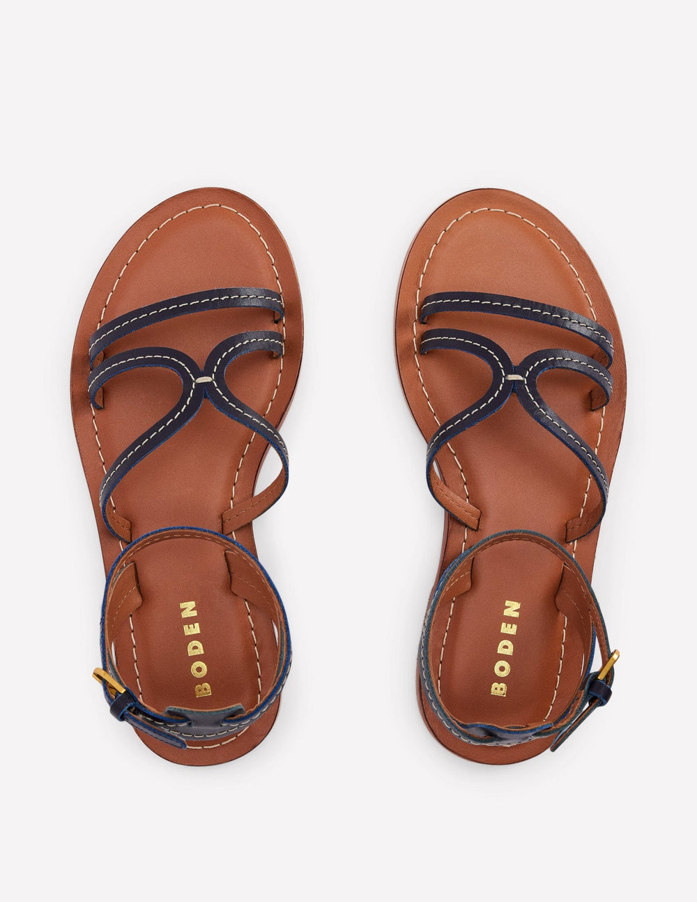 Casual Flat Sandal - Navy