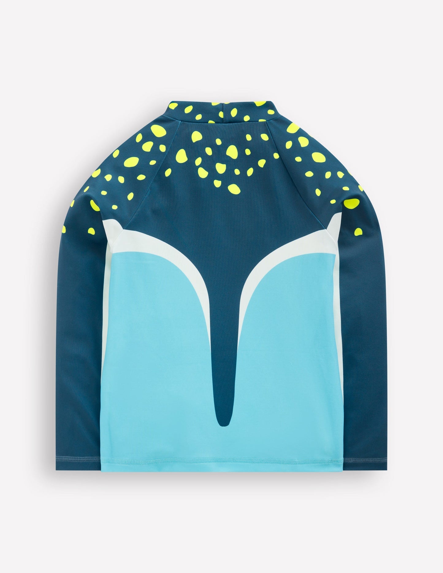 Logo Rash Vest - Caribbean Blue Stingray