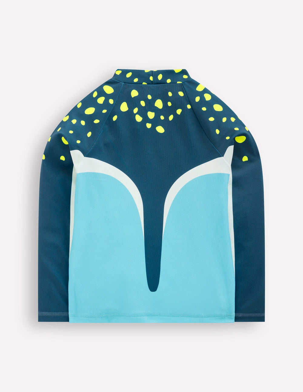 Logo Rash Vest - Caribbean Blue Stingray