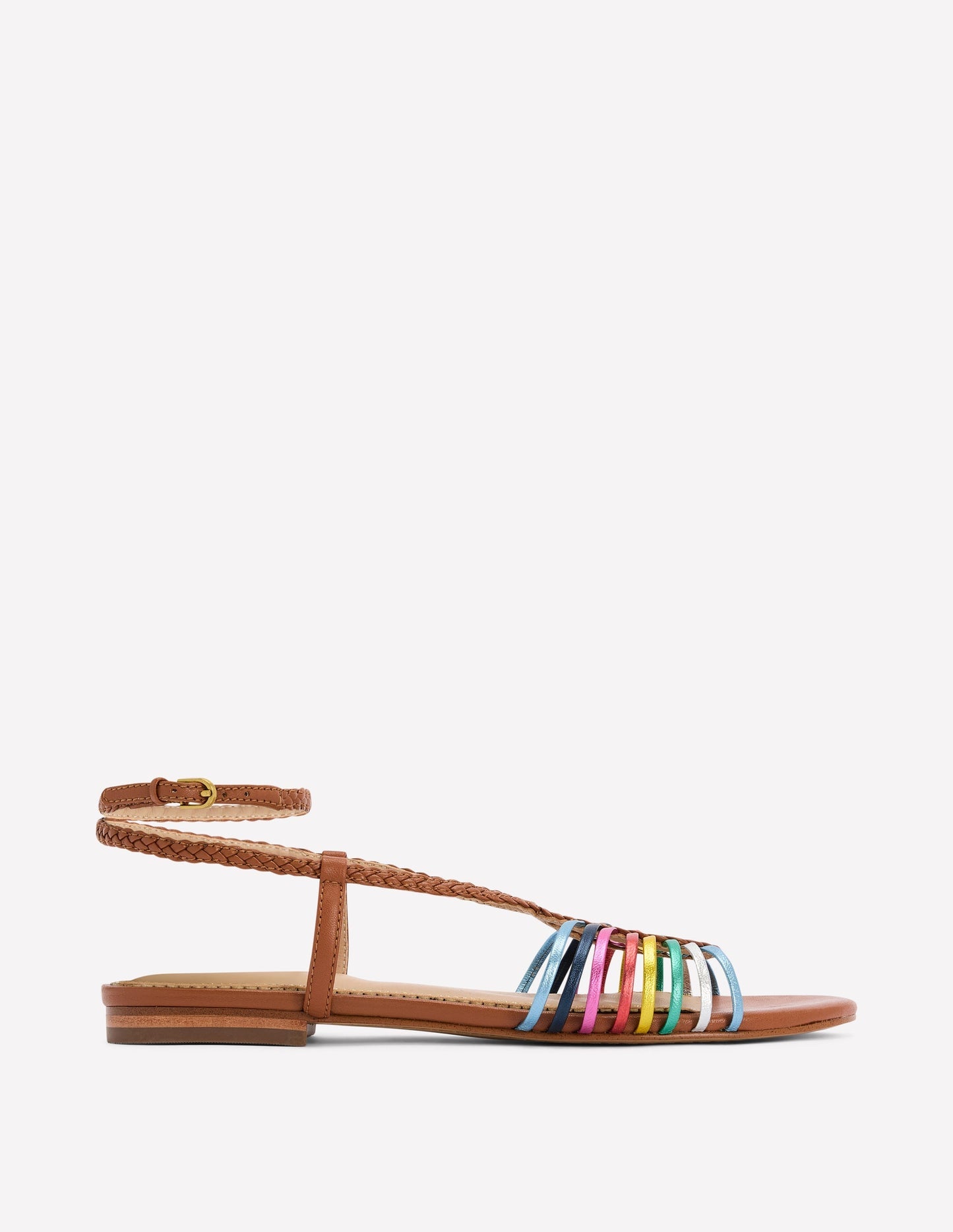 Multi Strap Flat Sandal - Multi
