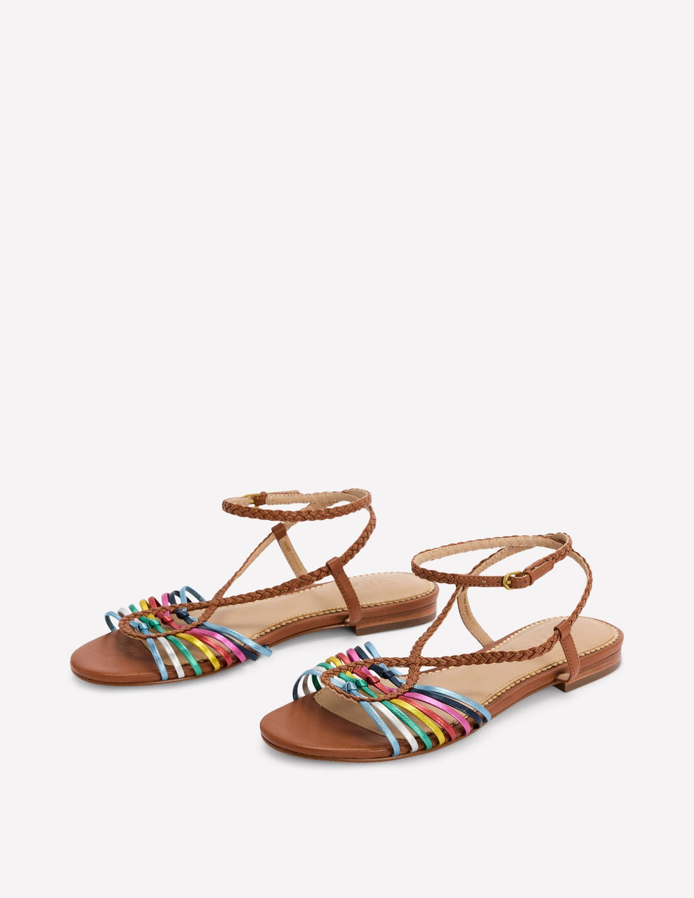 Multi Strap Flat Sandal - Multi