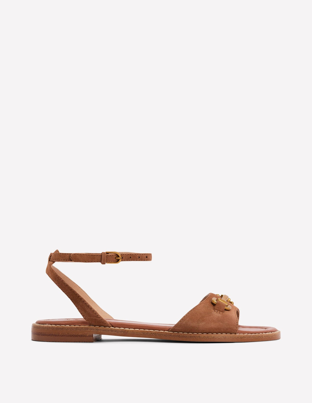 Iris Snaffle Flat Sandals - Ginger Snap