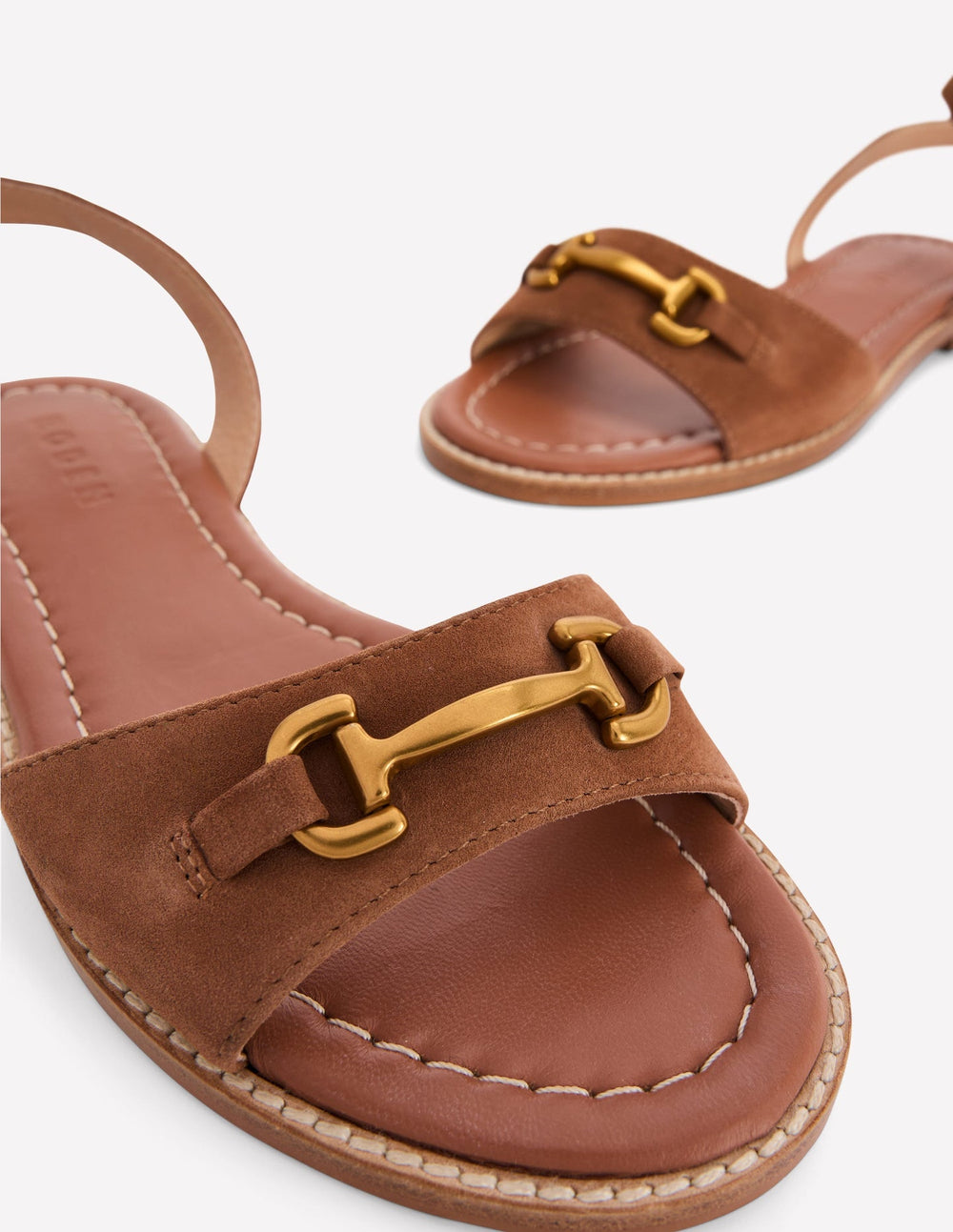 Iris Snaffle Flat Sandals - Ginger Snap